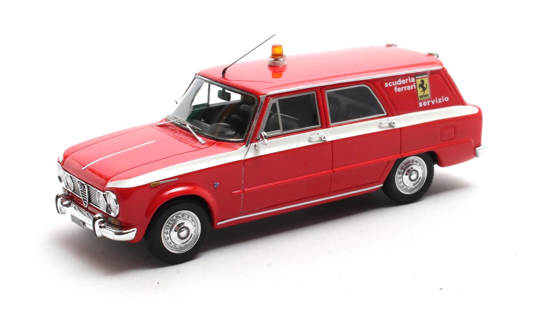 Alfa Romeo Giulia 105 Promiscus by Colli Scuderia Ferrari 1962-1974 Rood - 1:43  Alfa Romeo Giulia 105 Promiscus by Colli Scuderia Ferrari 1962-1974 Rood - 1:43